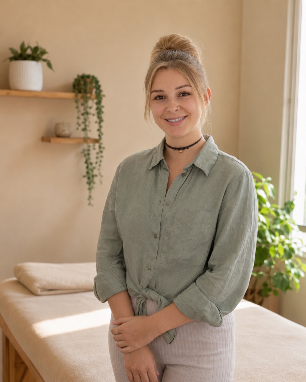 Caro, Heilmasseurin in Mutters